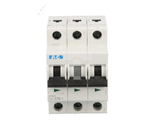 Wyłącznik nadprądowy 3P C 10A 15kA AC FAZ C10/3 278869