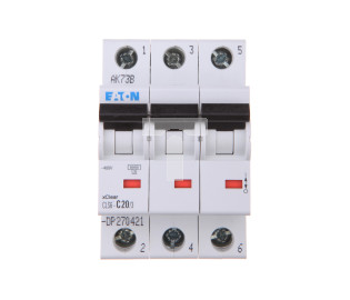 Wyłącznik nadprądowy 3P C 20A 6kA AC CLS6-C20/3-DP 270421