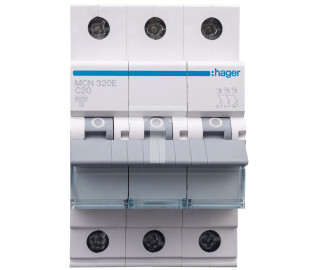 Wyłącznik nadprądowy 3P C 20A 6kA AC MCN320E