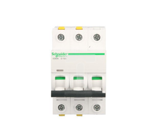 Wyłącznik nadprądowy 3P D 10A 6kA AC iC60N-D10-3 A9F05310