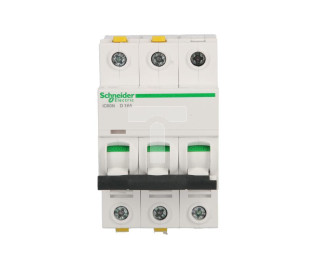 Wyłącznik nadprądowy 3P D 16A 6kA AC iC60N-D16-3 A9F05316