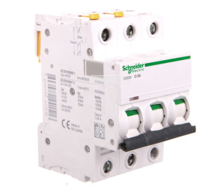 Wyłącznik nadprądowy 3P D 3A 6kA AC iC60N-D3-3 A9F05303