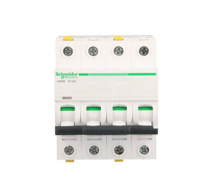 Wyłącznik nadprądowy 4P B 16A 6kA AC iC60N-B16-4 A9F03416
