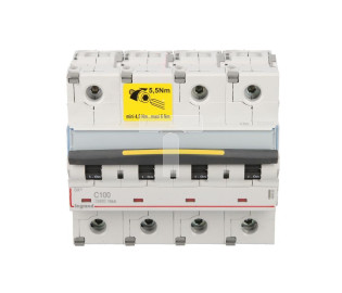 Wyłącznik nadprądowy 4P C 100A 10/16kA AC S314 DX3 409363