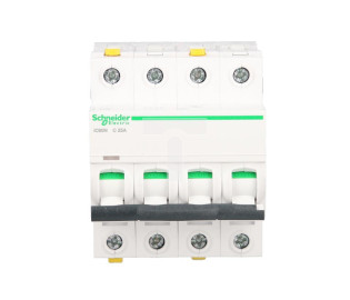 Wyłącznik nadprądowy 4P C 25A 6kA AC iC60N-C25-4 A9F04425