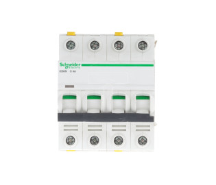 Wyłącznik nadprądowy 4P C 4A 6kA AC iC60N-C4-4 A9F04404