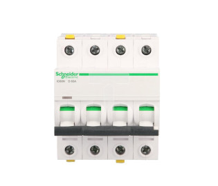 Wyłącznik nadprądowy 4P D 63A 6kA AC iC60N-D63-4 A9F05463