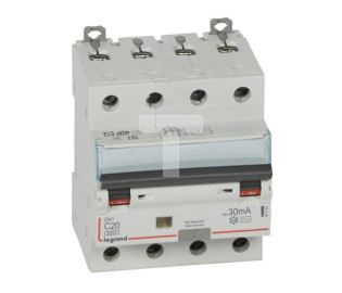 Wyłącznik różnicowo-nadprądowy 4P 20A C 0,03A typ AC P314 DX3 411187