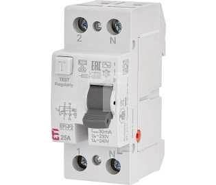 Wyłącznik różnicowoprądowy 2P 25A 0,03A EFI-P2 AC 25/0.03 002061211