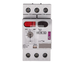 Wyłącznik silnikowy 3P 2,2kW 4-6,3A MS18 004600348