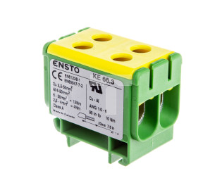 Zacisk rozdzielczy żółto/zielony Al/Cu 6-50mm2 KE-66.3