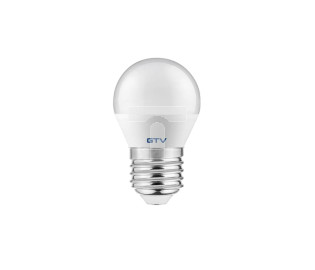 Żarówka LED SMD 2835, E27, B45C, 6W, 470 lm, 4000K, AC220-240V, kąt świecenia 160