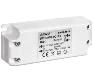 Zasilacz LED 12V DC 15W 1,25A IP20 OR-ZL-1612
