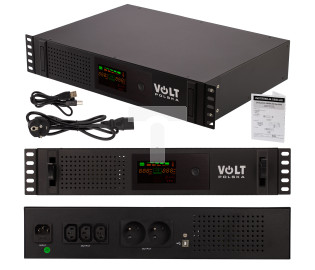 Zasilacz UPS Rack 19 2U 2000VA 1200W 18Ah VOLT