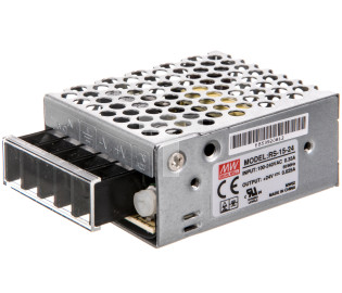 Zasilacz do montażu wewnętrznego 24V 0,625A 15W RS-15-24