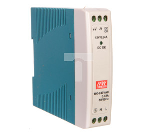 Zasilacz impulsowy 12VDC 0,84A 10W MDR-10-12
