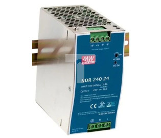 Zasilacz impulsowy AC/DC na szynę DIN 240W 90-264VAC Uwyj 48VDC 5A PFC aktywne NDR-240-48