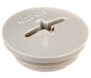 Zaślepka poliestrowa M20 SKINDICHT BLK-M 20x1,5 jasnoszara 52006620 /100szt./