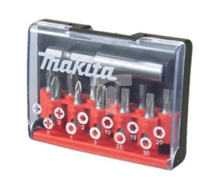 Zestaw bitów PH PZ TORX z tuleją magnetyczną 12szt. D-31083