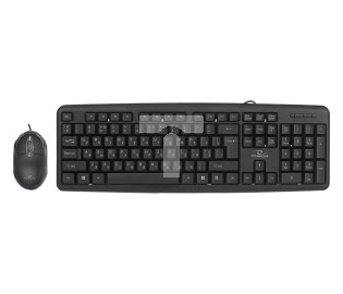 Zestaw klawiatura + mysz TITANUM TK106 (USB 2.0 (US) kolor czarny optyczna)