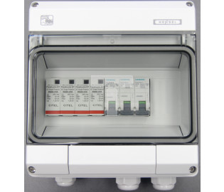 Zestaw przyłączeniowy PV - AC 1 SPD CITEL typu 2 1 MCB 16A 3P KV PV AC2 600001C
