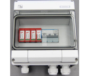 Zestaw przyłączeniowy PV - AC, 1 SPD typu 2, 1 MCB 16A 3P KV PV AC2 600001