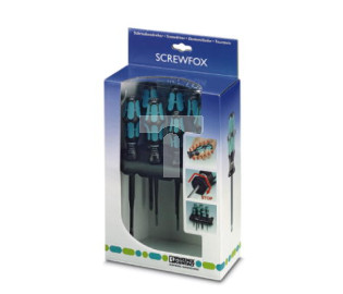 Zestaw wkrętaków płaski/krzyżakowy Phillips/kombi, Pozidriv, izolacja VDE, 7 elementów SF-SL/PH/PZ-SL S 1212701