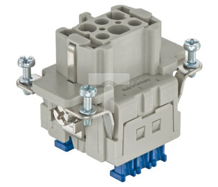 Złącze (wkład) (0,14-2,5 mm2) 6+PE żeńskie 500V 16A Han ES Press 09330062748