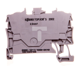 Złączka 2-przewodowa 2,5mm2 diodowa szara 2002-1211/1000-410 TOPJOBS