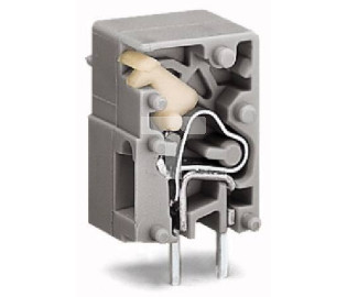 Złączka przepustowa do płytek drukowanych szara raster 10mm 741-903 /100szt./