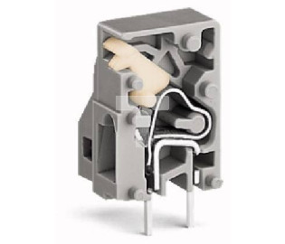 Złączka przepustowa do płytek drukowanych szara raster 5mm 741-905 /100szt./