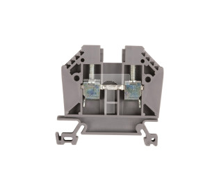 Złączka szynowa 2-przewodowa 6mm2 szara EURO 6/35 43401