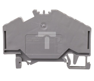 Złączka szynowa 3-przewodowa 4mm2 szara 281-631