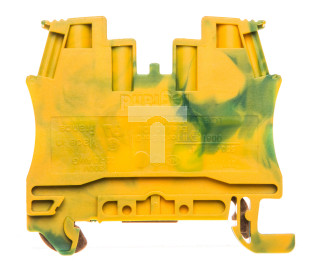 Złączka szynowa 4-przewodowa 4mm2 zielono-żółta VIKING 037179 /50 szt./