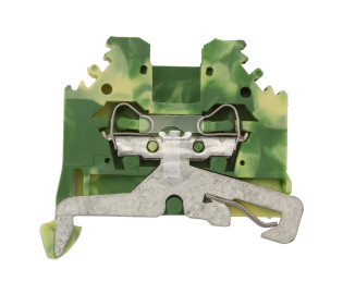 Złączka szynowa ochronna 2,5mm2 żółto-zielona 280-107