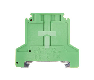 Złączka szynowa ochronna 4mm2 zielono-żółta ZSO1-4.0 14313319