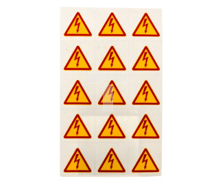 Znaki samoprzylepne typu BŁYSKAWICE ZS 25 LIGHTNING E04ZP-02030200500 /150szt/