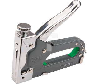 Zszywacz tapicerski 6-14mm zszywki typ G metalowa obudowa z regulacja siły wbijania 41E908