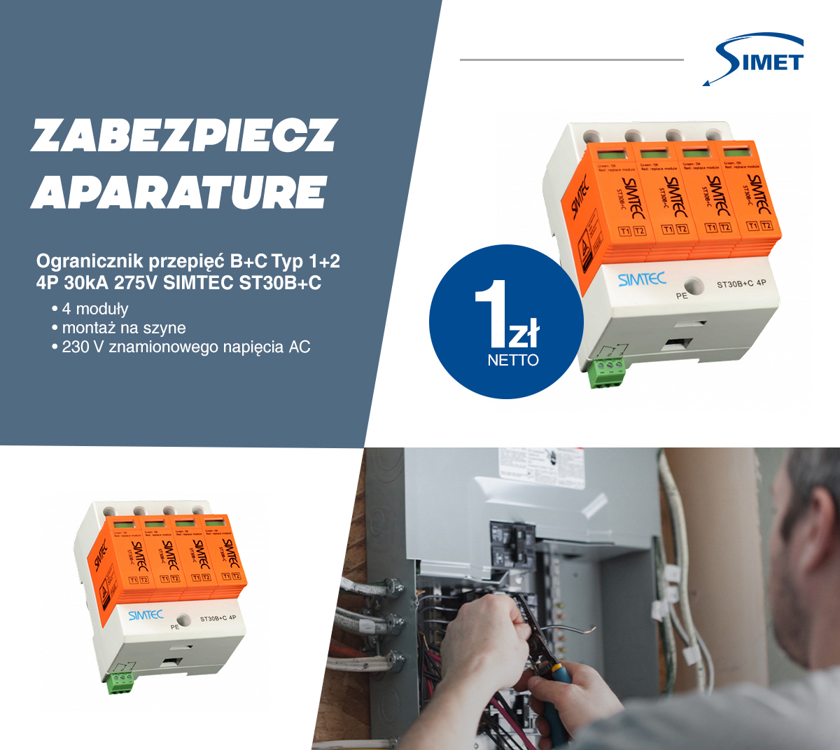 Ogranicznik przepiec w promocji SIMET Wysyłamy produkty w 24h