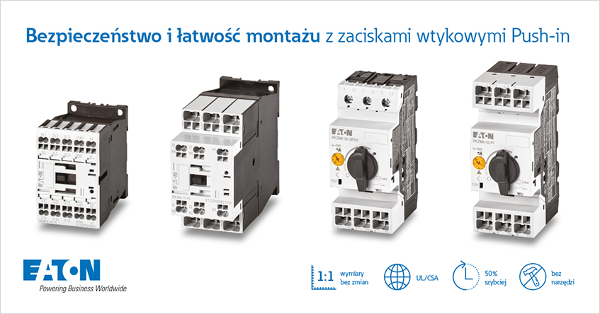 Seria zacisków wtykowych Push-in
