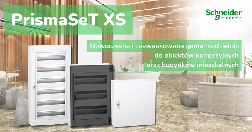 PrismaSeT XS od Schneider Electric: nowoczesne obudowy modułowe