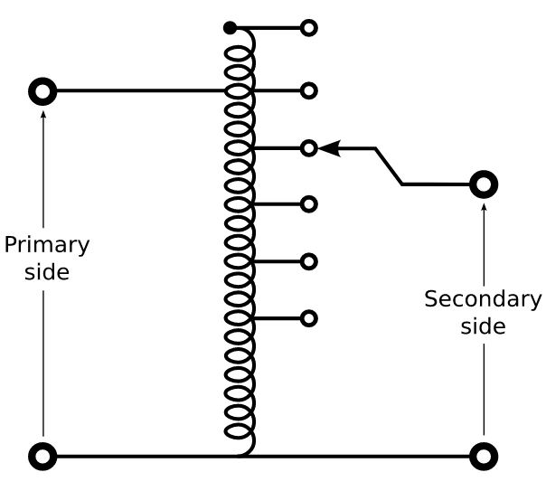 budowa autotransformatora schemat
