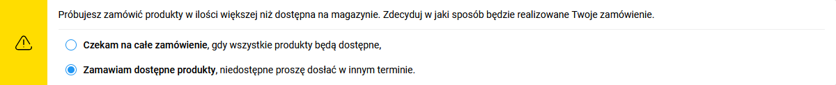 dzielenie koszyka