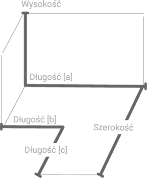 Pomieszczenie w kształcie literyL