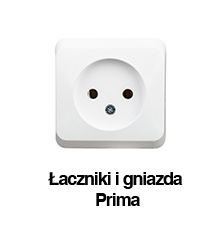Łączniki i gniazda Prima
