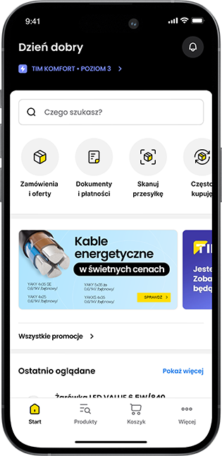 Aplikacja mobilna TIM