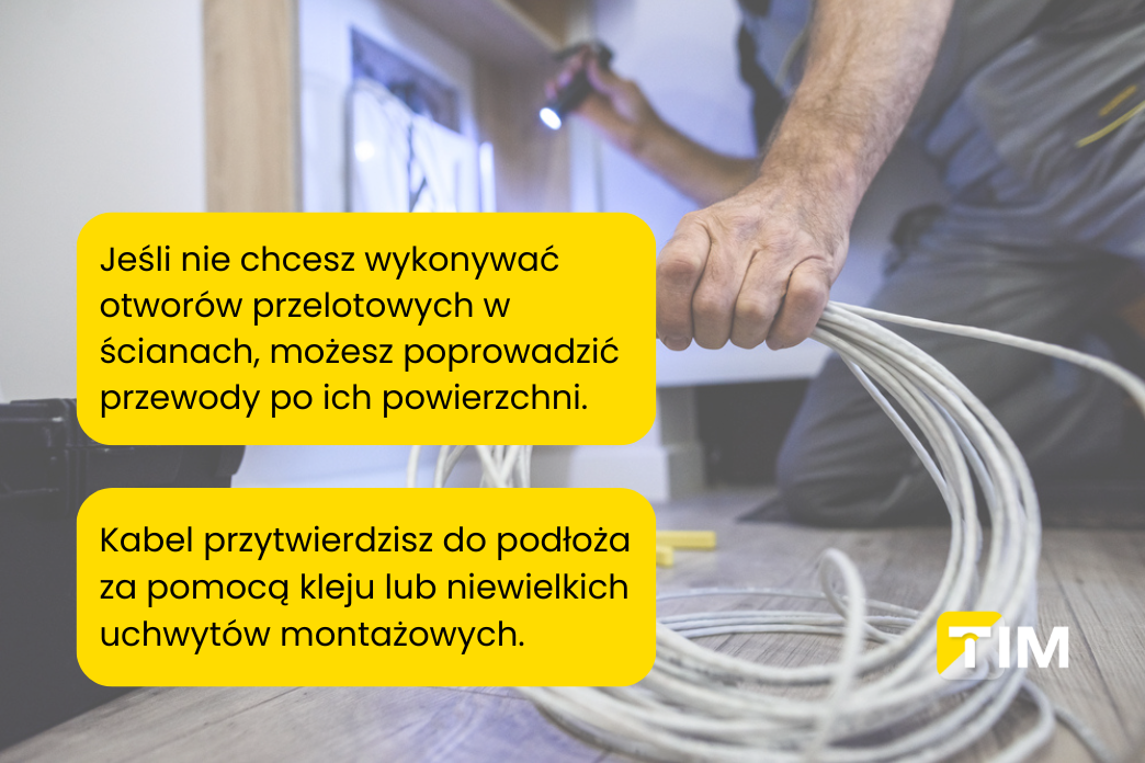 kable do internetu bez wiercenia