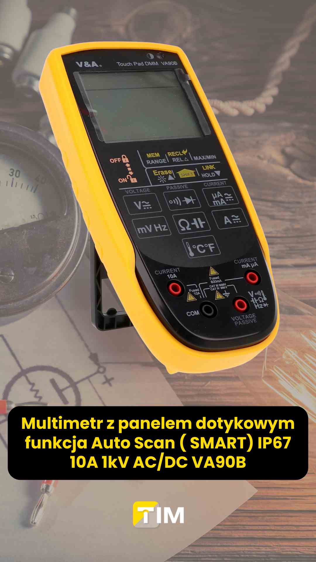 multimetr z panelem dotykowym