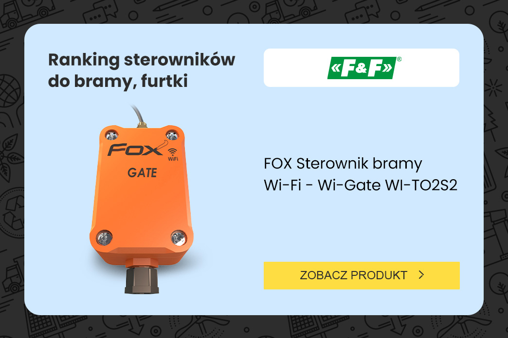 ranking top 10 sterowników SMART do bram, furtek i drzwi