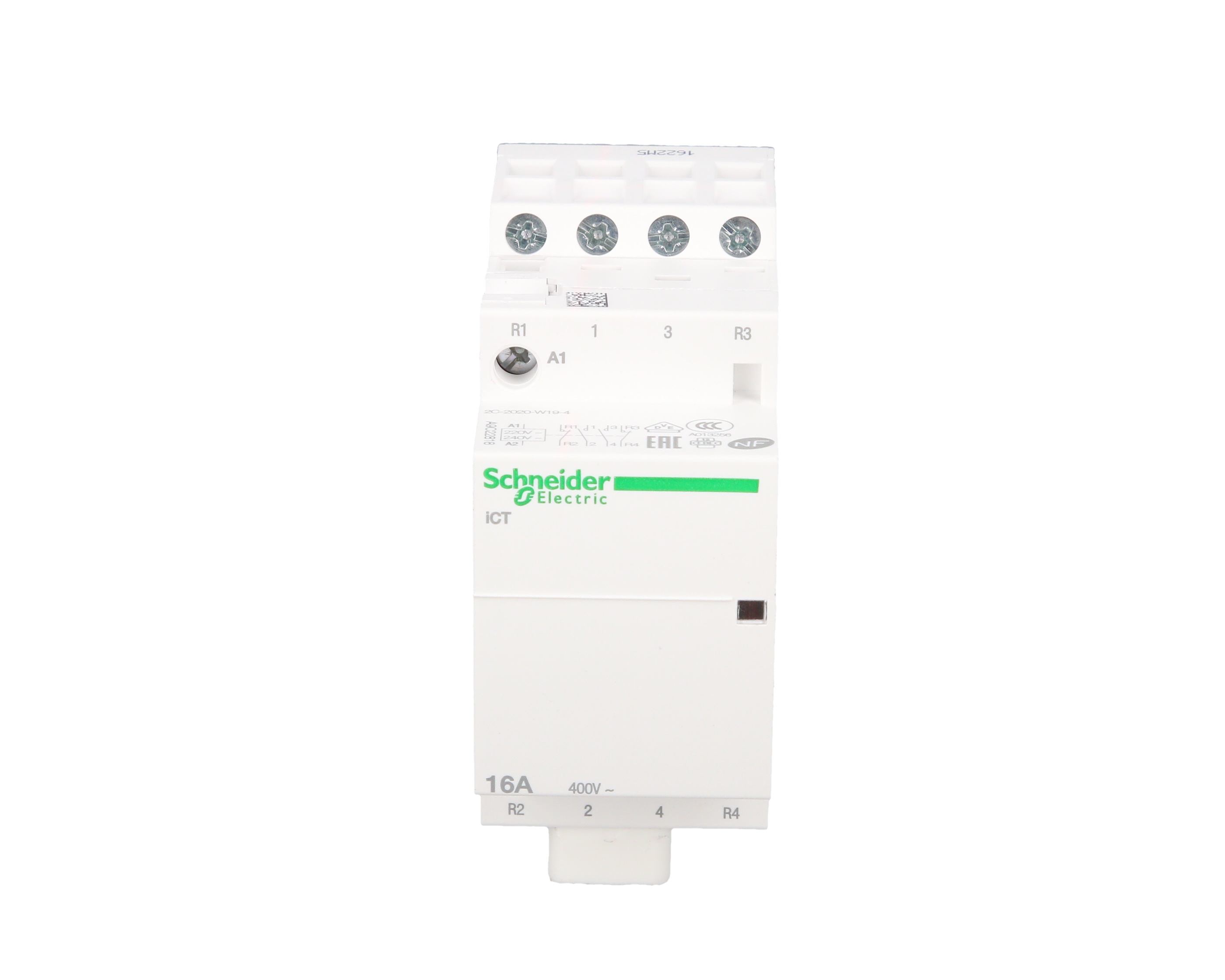 Contacteur Schneider Electric ICT 16A 2S | 220-240V 50Hz | Réf A9C22818 | Pour Installation Électrique